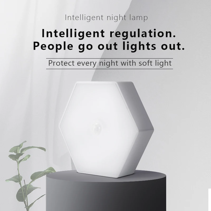 Portability Wireless Sensor LED Night Light Sensor Control Battery USB Charging Mini Night Lights For Bedroom Corridor Lamp
Portability Wireless Sensor LED Night Light Sensor Control Battery USB Charging Mini Night Lights For Bedroom Corridor Lamp