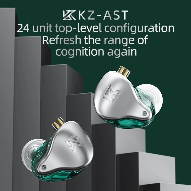 KZ AST Headset 24 BA Units HIFI Bass In Ear Monitor balanced armature Earphones Noise Cancelling Earbuds Sport
KZ AST Headset 24 BA Units HIFI Bass In Ear Monitor balanced armature Earphones Noise Cancelling Earbuds Sport