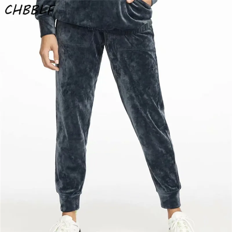 CHBBLF women stylish elegant velvet pants bunch foot elastic waist pockets female fashion casual trousers pantalones HJY8744
CHBBLF women stylish elegant velvet pants bunch foot elastic waist pockets female fashion casual trousers pantalones HJY8744