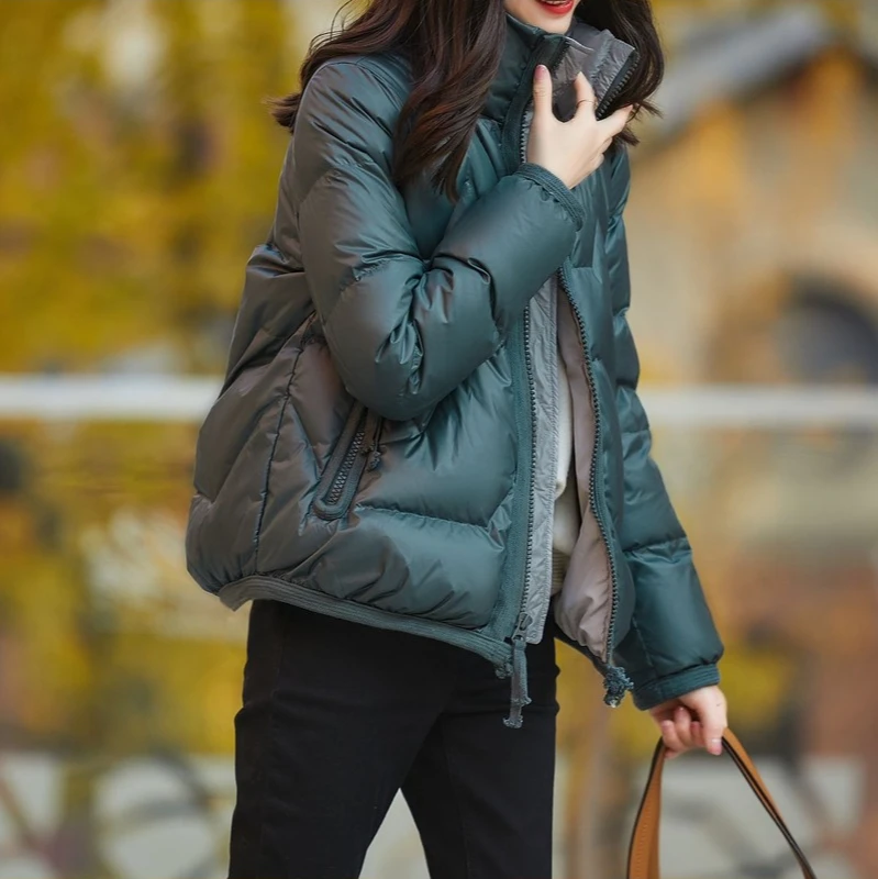 Winter Women's Down Jacket Fashion Season Stand-up Collar Short Warm Thick Coat Women Outdoor Leisure Warm Cotton Jacket
Winter Women's Down Jacket Fashion Season Stand-up Collar Short Warm Thick Coat Women Outdoor Leisure Warm Cotton Jacket