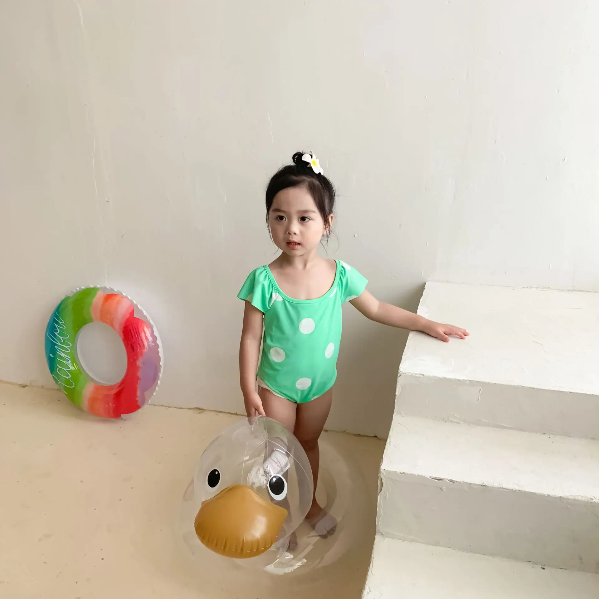 Summer New Girls Princess Swimsuit Kids Girl Print Cute Dot Round Neck Swimwear Clothing Children's Swimsuit Outfit 24M-6T
Summer New Girls Princess Swimsuit Kids Girl Print Cute Dot Round Neck Swimwear Clothing Children's Swimsuit Outfit 24M-6T