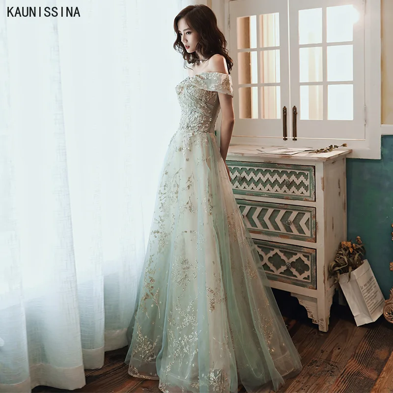 Formal Gown Evening Dresses Mint Green Sequined Long Party Dress Sleeveless Off the Shoulder Sexy Prom vestidos de fiesta
Formal Gown Evening Dresses Mint Green Sequined Long Party Dress Sleeveless Off the Shoulder Sexy Prom vestidos de fiesta