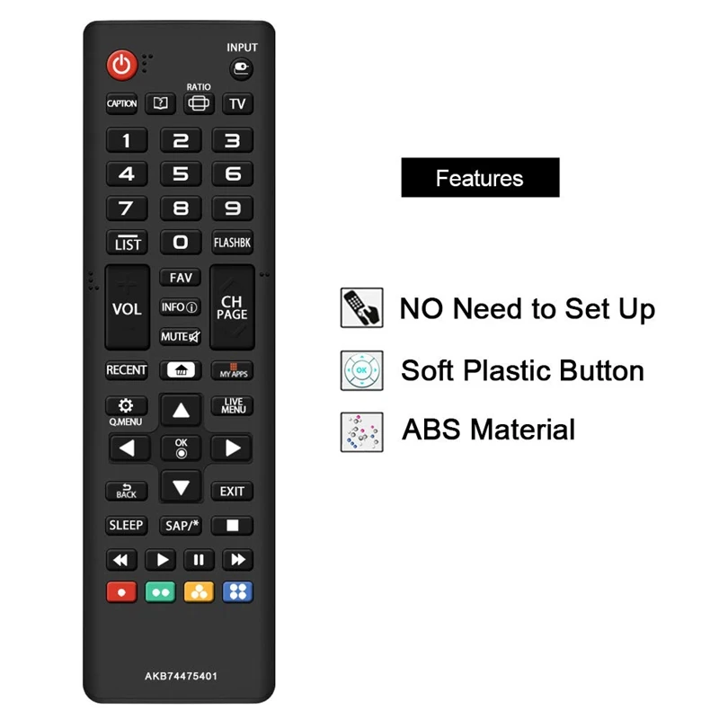 New Replacement For Lg Tv Remote Control Akb73975701 Akb75055701 Akb73975702 Akb74475401 Akb73975701 Agf76631042
New Replacement For Lg Tv Remote Control Akb73975701 Akb75055701 Akb73975702 Akb74475401 Akb73975701 Agf76631042