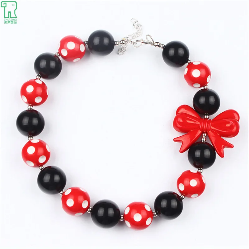 wholesale 5PCS Fashion Design Red Bow Decorate Baby Girls Chunky Necklace Toddler Little Kids Gumball Beads Necklace
wholesale 5PCS Fashion Design Red Bow Decorate Baby Girls Chunky Necklace Toddler Little Kids Gumball Beads Necklace