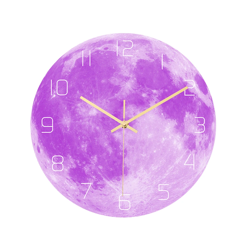 CC112 Luminous Cyan Moon Wall Clock Acrylic Silent Movement Bedroom Living Room Decoration Clock
CC112 Luminous Cyan Moon Wall Clock Acrylic Silent Movement Bedroom Living Room Decoration Clock