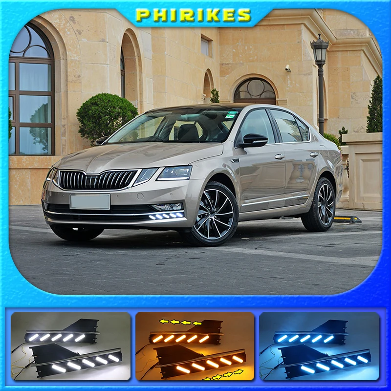 Светодиодные дневные ходовые огни светильник для Skoda Octavia A7 2018 автомобильные аксессуары Водонепроницаемый 12 В DRL Противотуманные фары украшения
Светодиодные дневные ходовые огни светильник для Skoda Octavia A7 2018 автомобильные аксессуары Водонепроницаемый 12 В DRL Противотуманные фары украшения