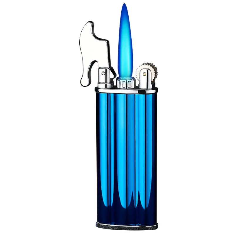 Ultra Thin Portable Cigarette Lighter Grinding Wheel Windproof Gas Lighter Torch Metal Spray Lighter Gun Cigar Butane Blue Flame
Ultra Thin Portable Cigarette Lighter Grinding Wheel Windproof Gas Lighter Torch Metal Spray Lighter Gun Cigar Butane Blue Flame