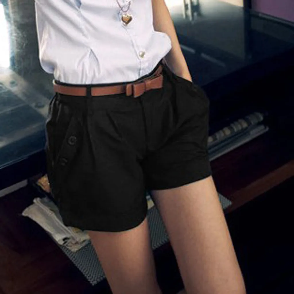 2021 Summer Womens Cargo Shorts Solid England Style Mid Waist Casual Fashion Streetwear Plus Size Lady Short pantalon mujer
2021 Summer Womens Cargo Shorts Solid England Style Mid Waist Casual Fashion Streetwear Plus Size Lady Short pantalon mujer