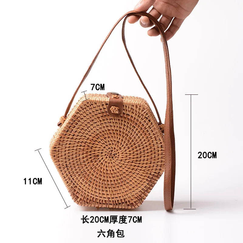 Lovevook women rattan bags straw beach bags for travel handmade woven bags for summer crossbody bags for ladies 2020 Bohemia
Lovevook women rattan bags straw beach bags for travel handmade woven bags for summer crossbody bags for ladies 2020 Bohemia