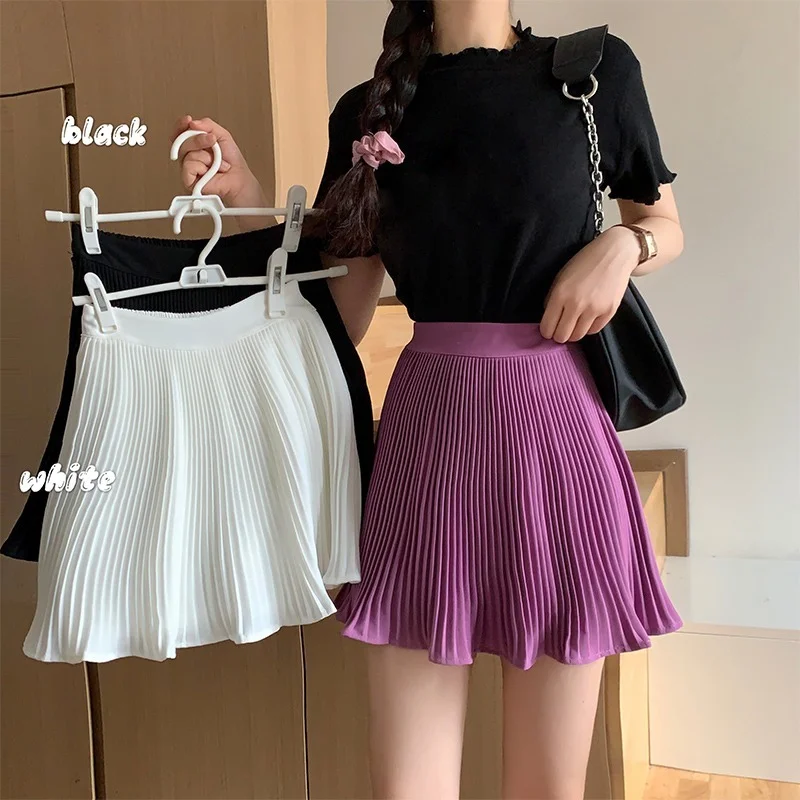 Pleated Skirt Short Woman Elastic Waist Mini Skirts Sexy Mircro Summer Mini Tennis Skirt New
Pleated Skirt Short Woman Elastic Waist Mini Skirts Sexy Mircro Summer Mini Tennis Skirt New