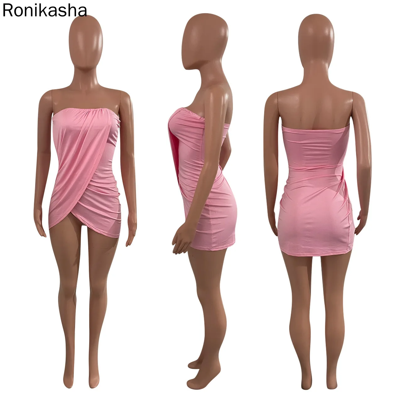 Ronikas Sleeveless Sexy Bodycon Dress for Women Wrap with Front Slit Night Party Skirt Club Ladies Mini Dresses
Ronikas Sleeveless Sexy Bodycon Dress for Women Wrap with Front Slit Night Party Skirt Club Ladies Mini Dresses