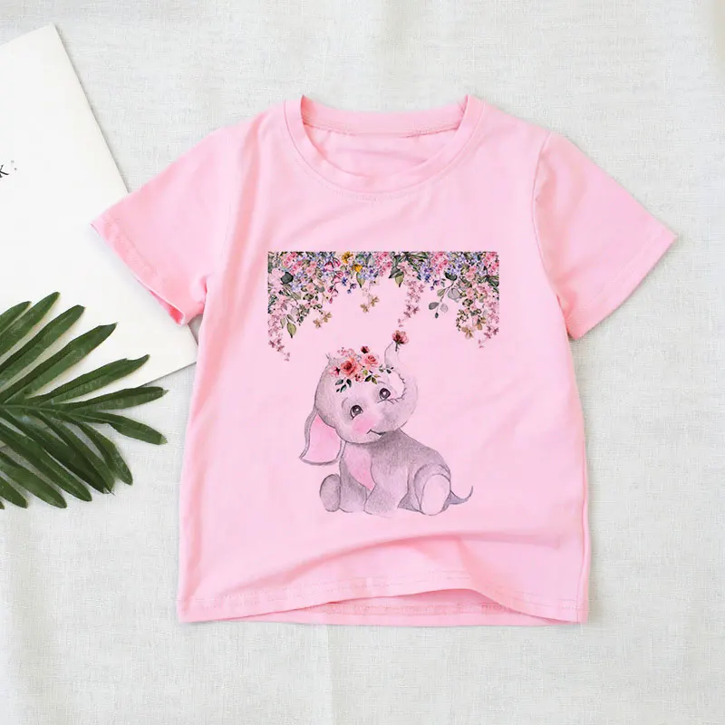 New Vogue Girls Child Clothing Plant Elephant Print Boys T Shirt Short Sleeve T-shirt Kid Boy Casual Kawaii Girl Tshirt O-neck
New Vogue Girls Child Clothing Plant Elephant Print Boys T Shirt Short Sleeve T-shirt Kid Boy Casual Kawaii Girl Tshirt O-neck