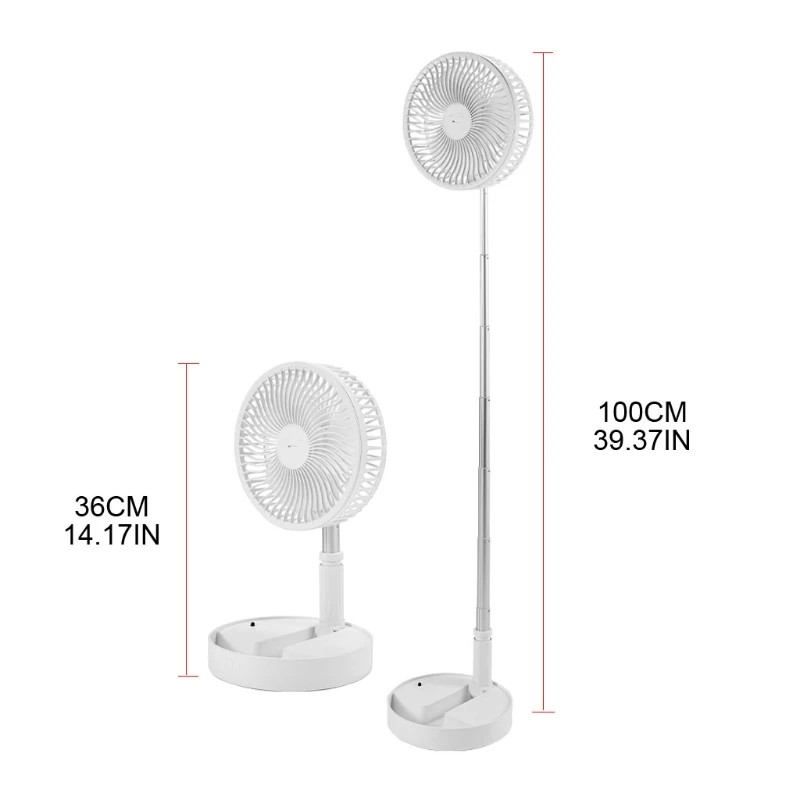 Folding Pedestal Stand Fan Mini Telescopic Remot Control Fan USB Rechargeable Table Floor Fan 4 Speeds Adjustable Height D0JE
Folding Pedestal Stand Fan Mini Telescopic Remot Control Fan USB Rechargeable Table Floor Fan 4 Speeds Adjustable Height D0JE