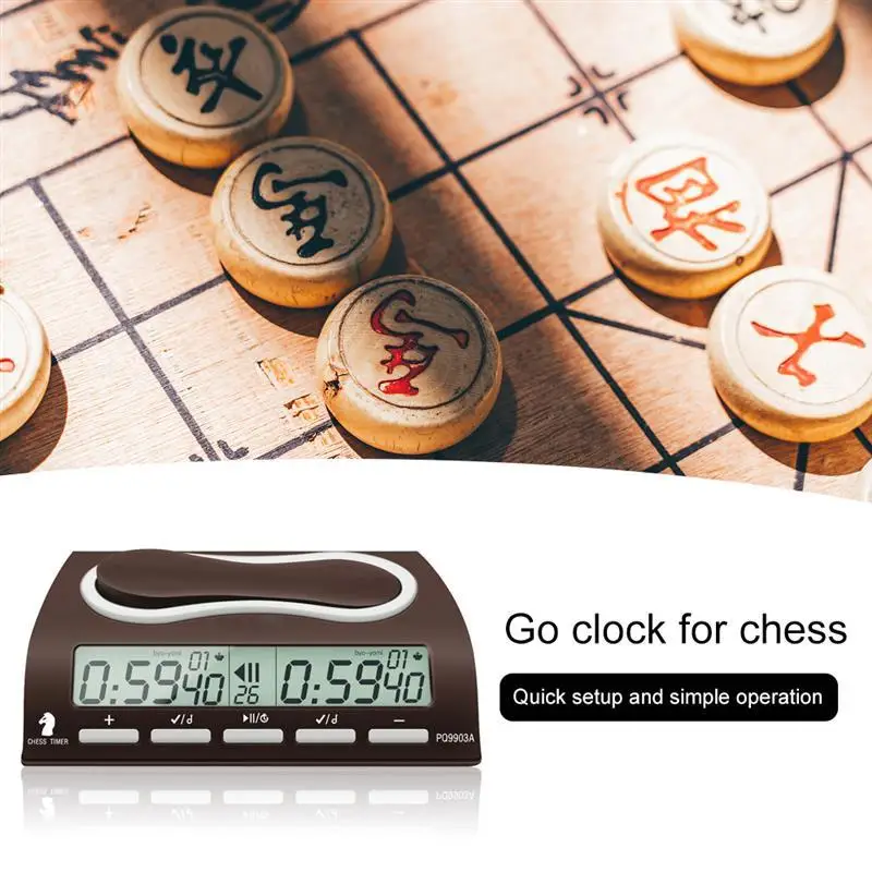 LEAP PQ9903A Multifunction Digital Chess Clock Wei Chi Count Up Chess Alarm Timer Clock Chess Timer For Games
LEAP PQ9903A Multifunction Digital Chess Clock Wei Chi Count Up Chess Alarm Timer Clock Chess Timer For Games