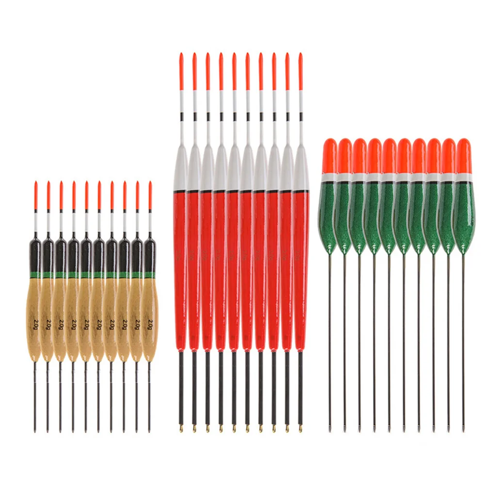 Fishing Tools 10pcs/set Wooden Long Tail Fishing Tackle Fishing Bobber Buoy Outdoor Fishing Float High Quality Wholesale
Fishing Tools 10pcs/set Wooden Long Tail Fishing Tackle Fishing Bobber Buoy Outdoor Fishing Float High Quality Wholesale