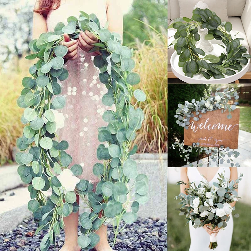 Green Eucalyptus Leaves Garland Wisteria Artificial Flowers Rattan Fake Plant Silk Leaf Vines For Wedding Birthday Party Decor
Green Eucalyptus Leaves Garland Wisteria Artificial Flowers Rattan Fake Plant Silk Leaf Vines For Wedding Birthday Party Decor