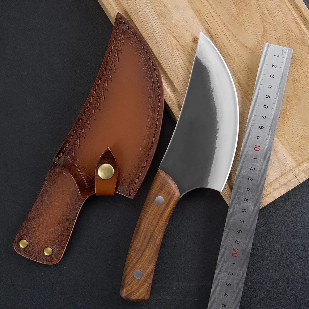 Serbian Camping Cleaver Knife Full Tang Kitchen Knives Butcher Slaughter Knife Handmade Chef Knife Gift Sheath Covers Case
Serbian Camping Cleaver Knife Full Tang Kitchen Knives Butcher Slaughter Knife Handmade Chef Knife Gift Sheath Covers Case