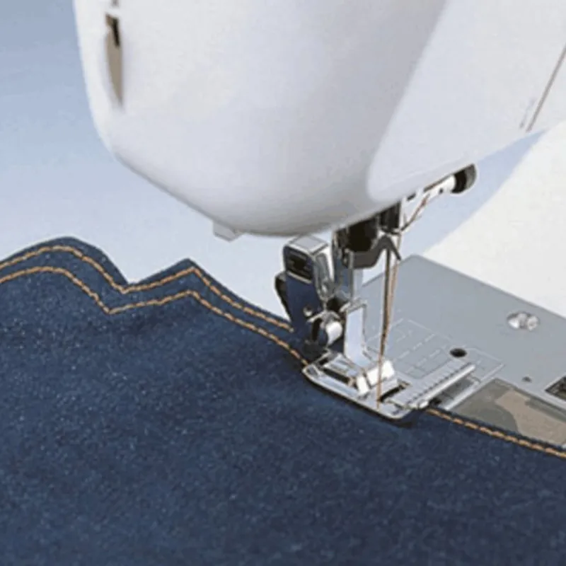 Multifunction Household Sewing Machine Presser Foot Tape Measure with a Ruler Stitch Guide Sewing Foot Snap on Metal AA7016-2
Multifunction Household Sewing Machine Presser Foot Tape Measure with a Ruler Stitch Guide Sewing Foot Snap on Metal AA7016-2