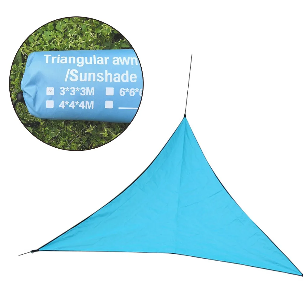 Triangle Canopy Rain Fly Sunshade Tent Tarp Beach Sun Shelter Awning Canop With 2m Ropes Storge Bag Waterproof Camping Picnic
Triangle Canopy Rain Fly Sunshade Tent Tarp Beach Sun Shelter Awning Canop With 2m Ropes Storge Bag Waterproof Camping Picnic