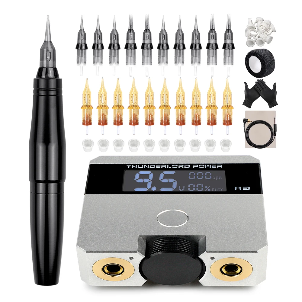 Professional Tattoo Machine Kit Complete Tattoo Machine Pen LCD Touch Screen Tattoo Power Cartridge for Tattoo Beginners Artist
Professional Tattoo Machine Kit Complete Tattoo Machine Pen LCD Touch Screen Tattoo Power Cartridge for Tattoo Beginners Artist