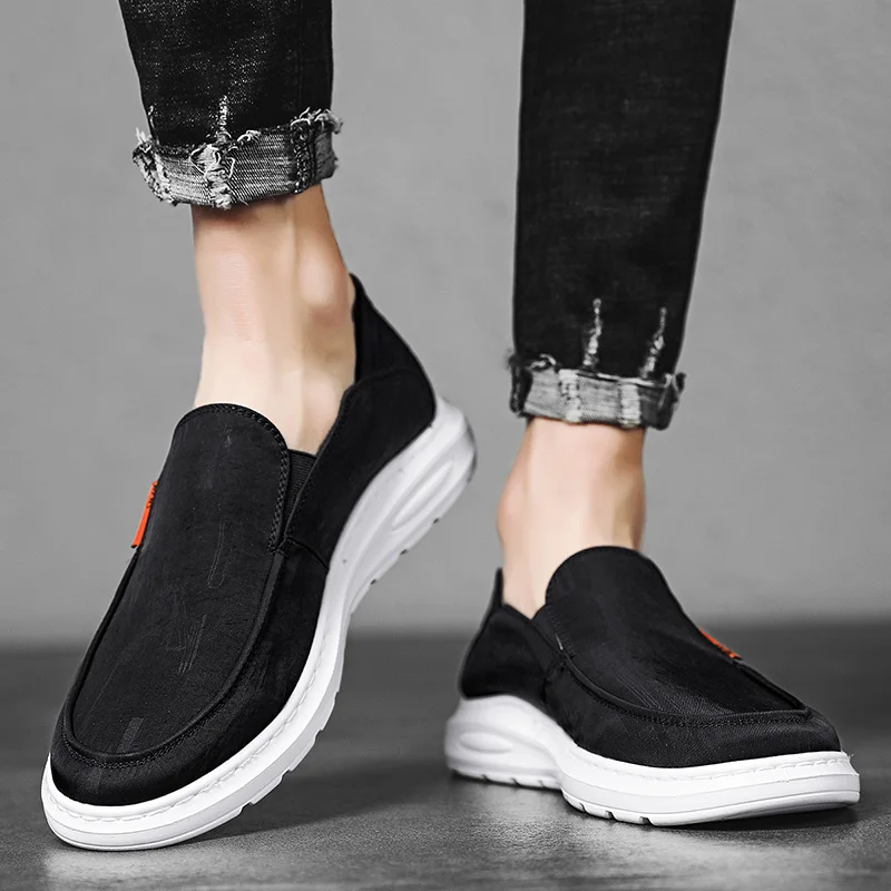 Men's Casual Shoes Outdoor Canvas Fabric Breathable Loafers High Quality Comfortable Light Lazy Shoes Fashion Shoes For Men
Men's Casual Shoes Outdoor Canvas Fabric Breathable Loafers High Quality Comfortable Light Lazy Shoes Fashion Shoes For Men
