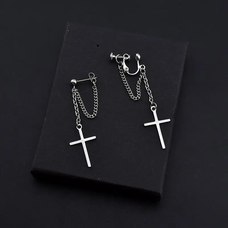 Unisex Stainless Steel Crosses Earrings for Women Silvery Color Cross Gothic Rock Style Pendant Hip Hop Men's Punk Jewelry Gifts
Unisex Stainless Steel Crosses Earrings for Women Silvery Color Cross Gothic Rock Style Pendant Hip Hop Men's Punk Jewelry Gifts