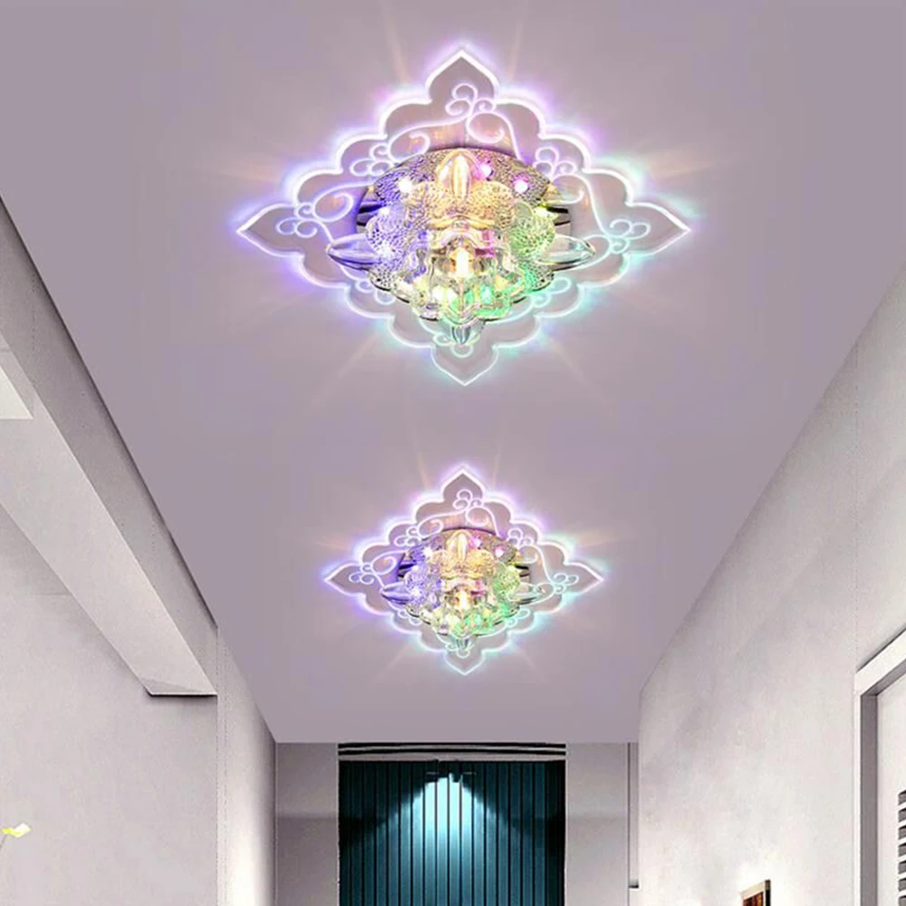 Flower Shape Ceiling Lights Aisle Crystal LED Square 5W Modern Flush Mount decoration Light FixtureHallway Living Room Foyer
Flower Shape Ceiling Lights Aisle Crystal LED Square 5W Modern Flush Mount decoration Light FixtureHallway Living Room Foyer