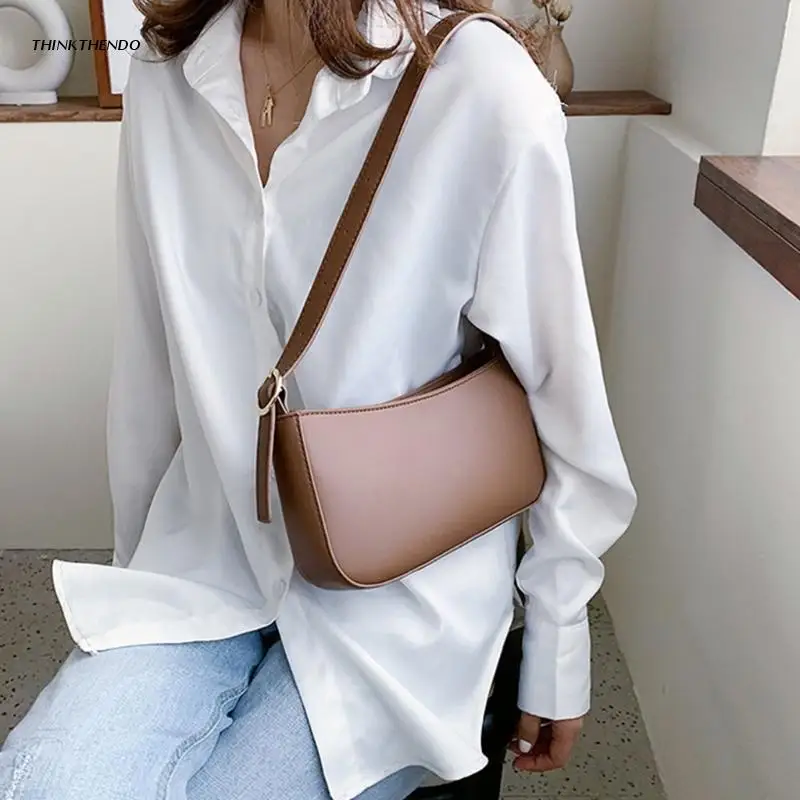 Fashion Underarm Bag Solid Color Small PU Leather Shoulder Bag Handbag Tote Bag for Women Girls
Fashion Underarm Bag Solid Color Small PU Leather Shoulder Bag Handbag Tote Bag for Women Girls