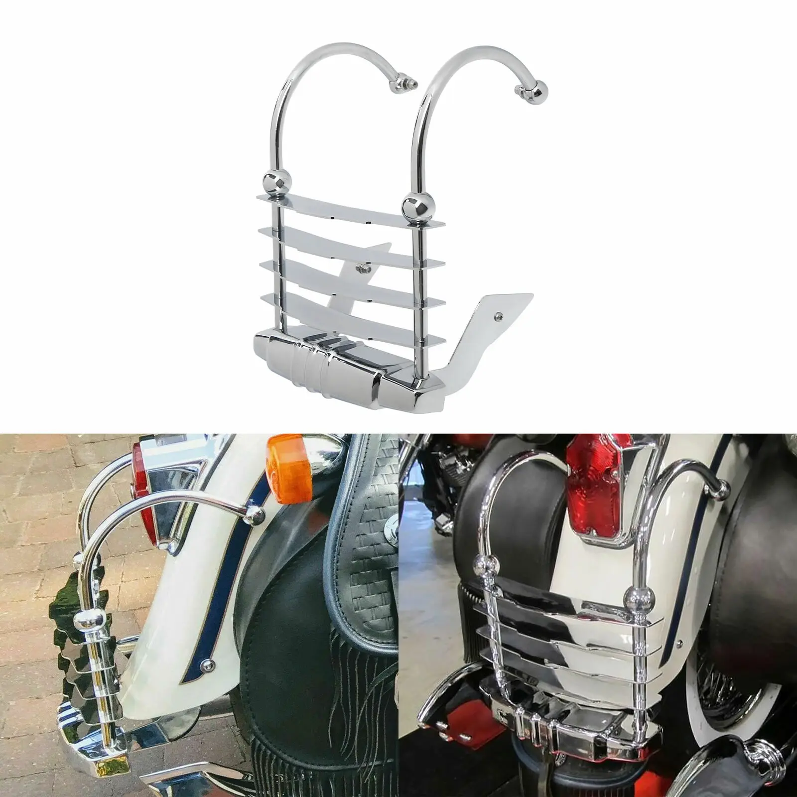 Задний бампер мотоцикла с грилем, терка для сыра для Harley Heritage Springer 1997-2003
Задний бампер мотоцикла с грилем, терка для сыра для Harley Heritage Springer 1997-2003