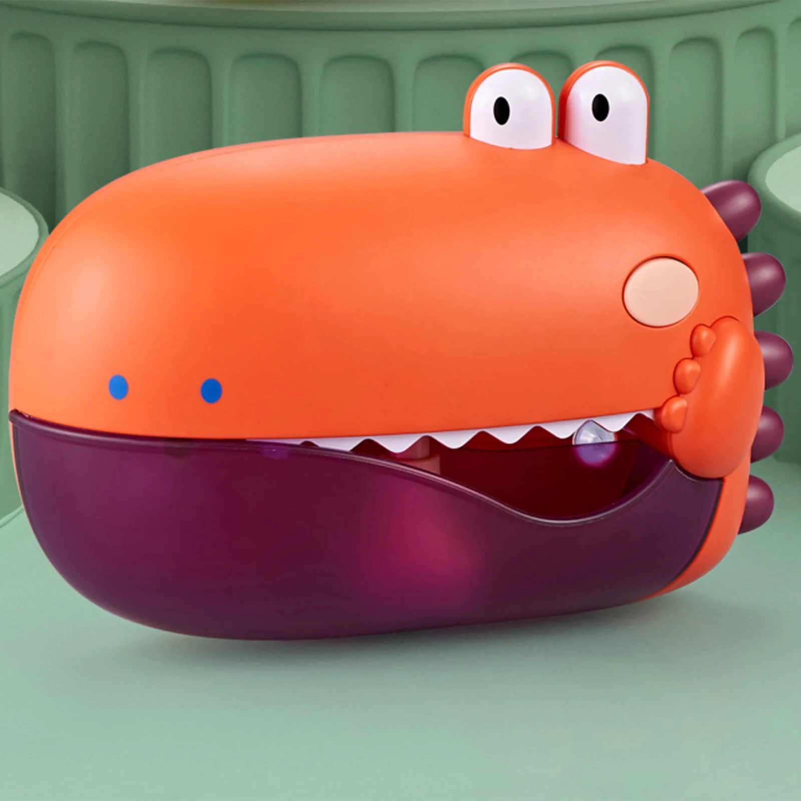 Electric Dinosaur Bubble Machine Automatic Spit Bubble Bath Toy Dinosaur Bubble Maker Bath Toy with Music for Baby
Electric Dinosaur Bubble Machine Automatic Spit Bubble Bath Toy Dinosaur Bubble Maker Bath Toy with Music for Baby