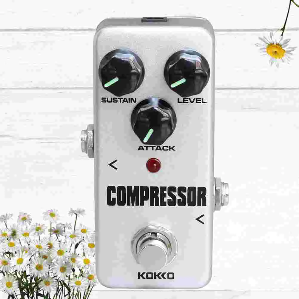 Mini Compressor Guitar Effect Pedal Portable Electric Guitar Effects Pedal Stompbox True Bypass Guitar Parts (White)
Mini Compressor Guitar Effect Pedal Portable Electric Guitar Effects Pedal Stompbox True Bypass Guitar Parts (White)