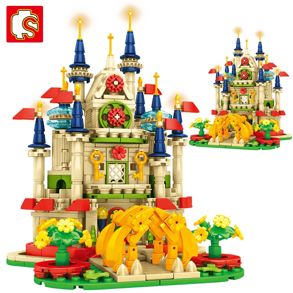 SEMBO 642pcs Girls Princess Gorgeous Castle Building Blocks Compatible With Friends Toys For Children Christmas Birthday Gifts
SEMBO 642pcs Girls Princess Gorgeous Castle Building Blocks Compatible With Friends Toys For Children Christmas Birthday Gifts