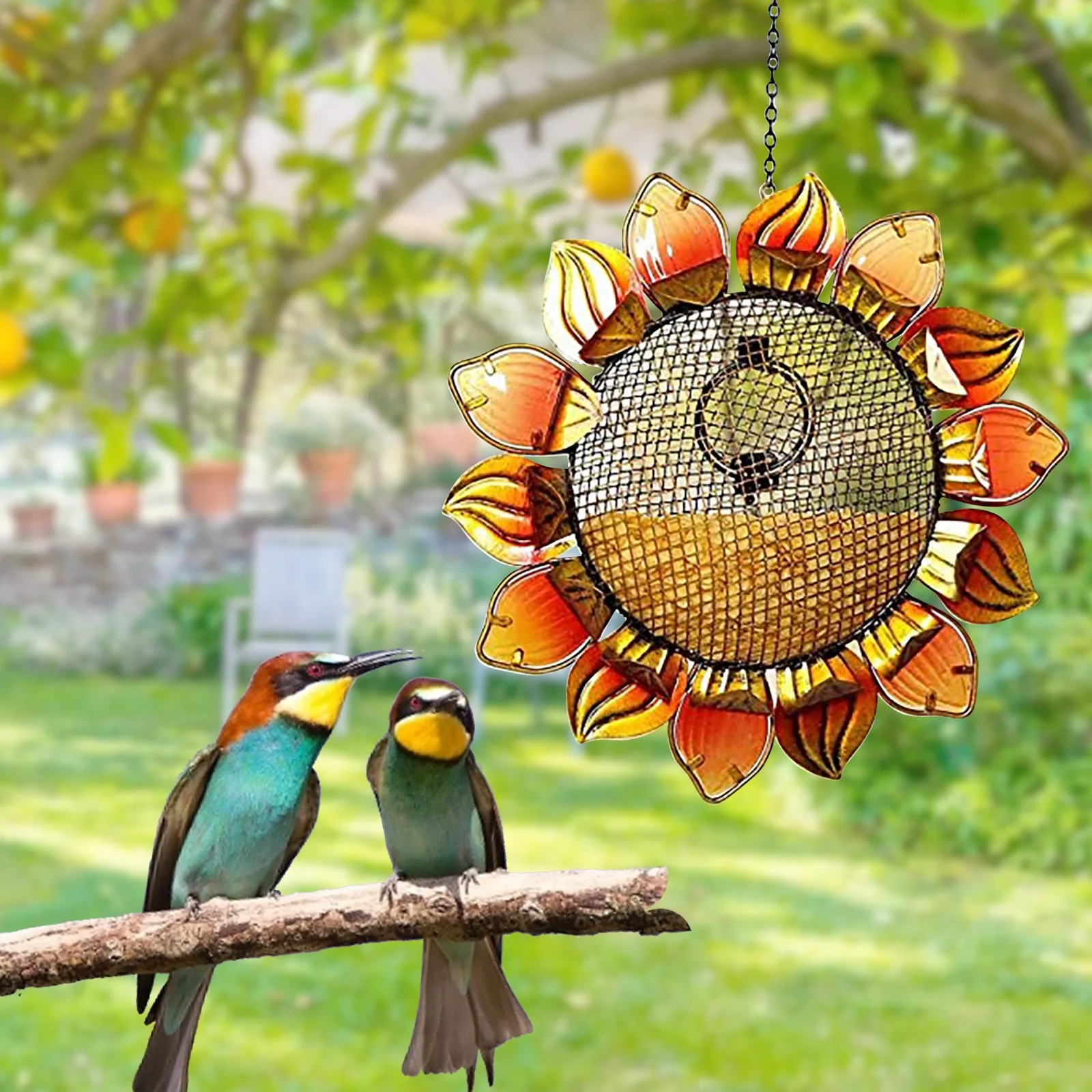 2021 Wild Bird Feeders Metal Sunflower Outdoor Bird Breeders Can Hang In Patio Hang Rope Feeding House Type Bird Feeder Decor
2021 Wild Bird Feeders Metal Sunflower Outdoor Bird Breeders Can Hang In Patio Hang Rope Feeding House Type Bird Feeder Decor