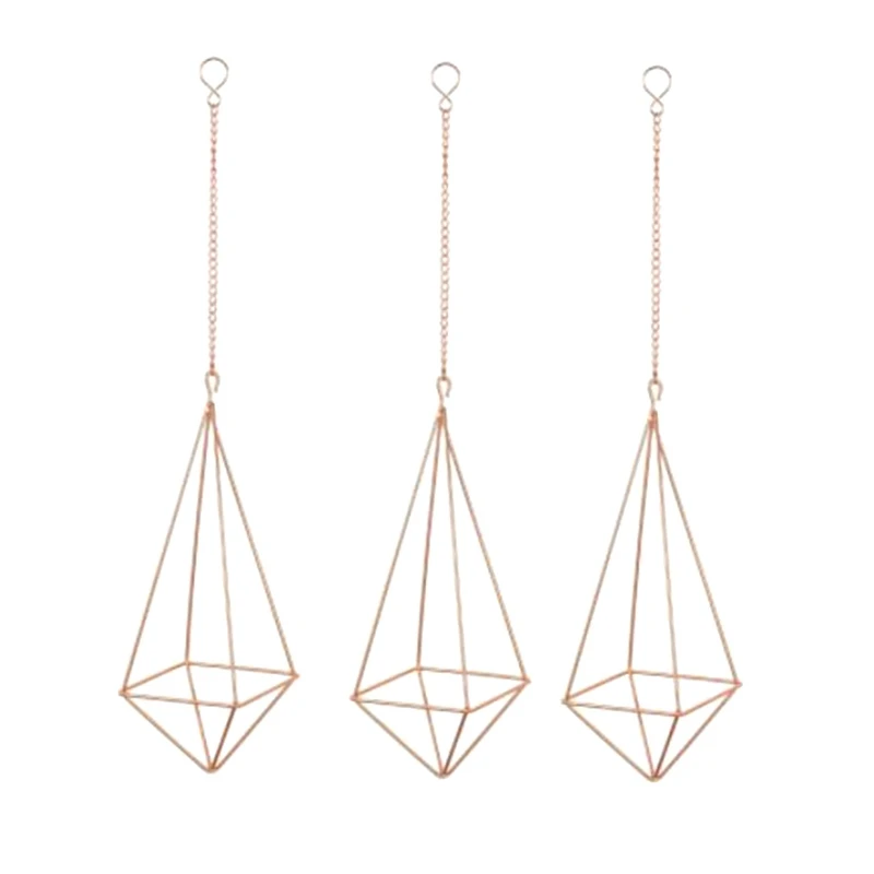 3 Pcs Hanging Air Plant Stand Geometric Flower Pot Plant Stand,Garland Hanging Chain,Suitable for Home Decoration
3 Pcs Hanging Air Plant Stand Geometric Flower Pot Plant Stand,Garland Hanging Chain,Suitable for Home Decoration