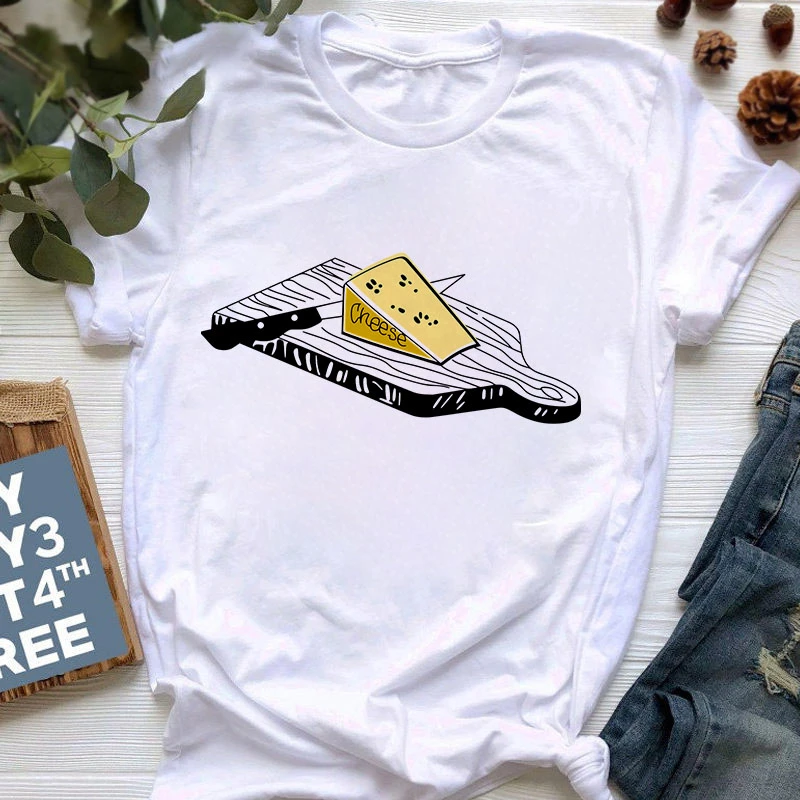 Футболка женская, с круглым вырезом и коротким рукавом, в стиле Харадзюку
Футболка женская, с круглым вырезом и коротким рукавом, в стиле Харадзюку