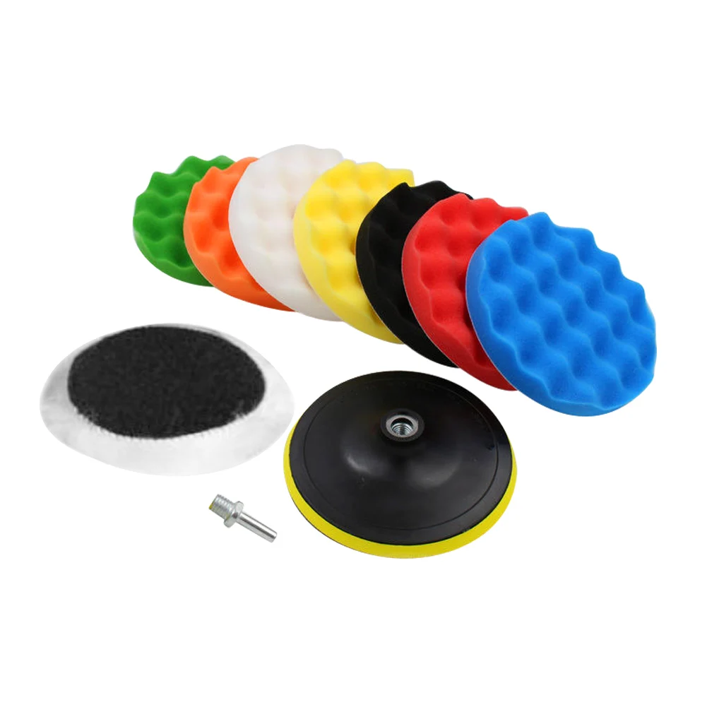 10 Pcs Sponge Polishing Buffing Waxing Pad Kit For Car Polisher Buffer With Drill Adapter
10 Pcs Sponge Polishing Buffing Waxing Pad Kit For Car Polisher Buffer With Drill Adapter