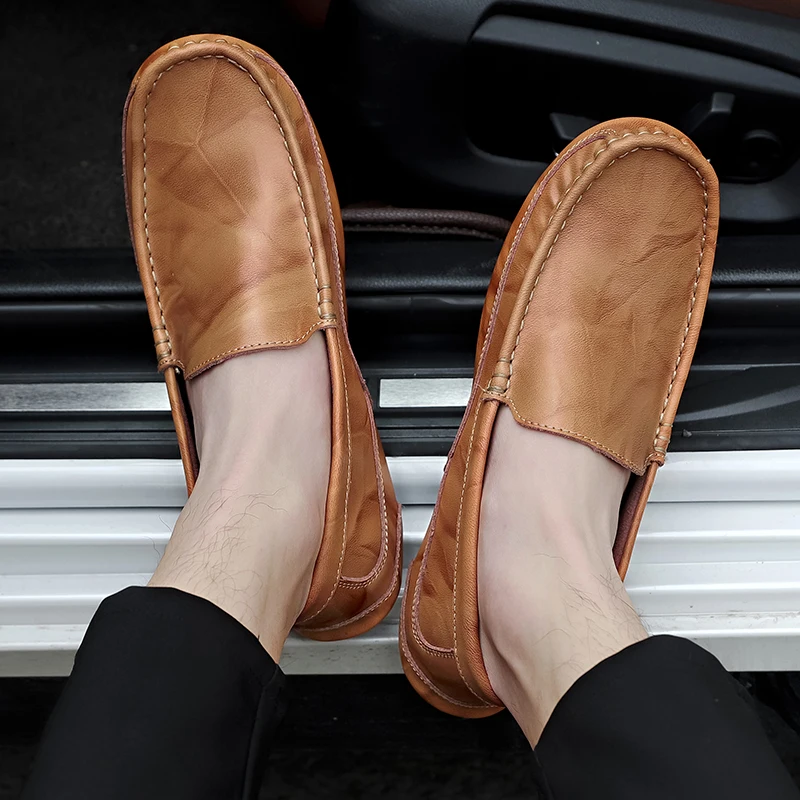 Hot Sale Fashion Comfortable Flat Retro Leisure Slip on Loafers Men Casual Lightweight Sneakers Footwrar Men Outdoor Sneakers
Hot Sale Fashion Comfortable Flat Retro Leisure Slip on Loafers Men Casual Lightweight Sneakers Footwrar Men Outdoor Sneakers