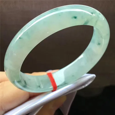 Natural Burmese Jadeite Light Blue Flower 54-64mm Bracelet Elegant Princess Jewelry Best Gift for Mother and Girlfriend
Natural Burmese Jadeite Light Blue Flower 54-64mm Bracelet Elegant Princess Jewelry Best Gift for Mother and Girlfriend
