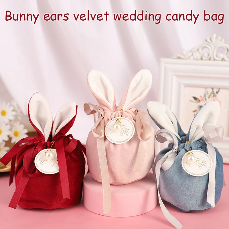 Velvet Gift Packing Bags Easter Cute Bunny Bags Valentine's Day Chocolate Candy Bags Wedding Birthday Party Jewelry Organizer
Velvet Gift Packing Bags Easter Cute Bunny Bags Valentine's Day Chocolate Candy Bags Wedding Birthday Party Jewelry Organizer