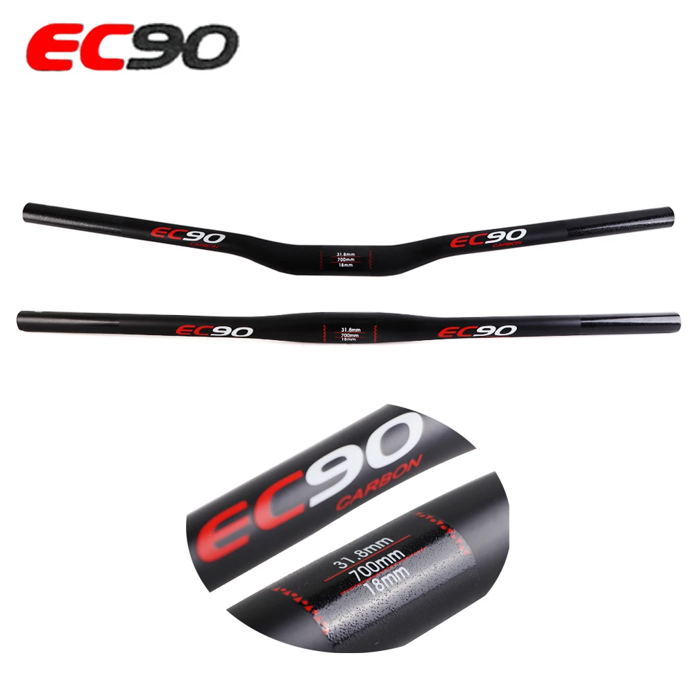 EC90 Lightweight MTB Bicycle Handle Bar Carbon Fiber Mountain Bike Straight/Bend Handlebar UD Matte Black 31.8*620-760mm 150g 
EC90 Lightweight MTB Bicycle Handle Bar Carbon Fiber Mountain Bike Straight/Bend Handlebar UD Matte Black 31.8*620-760mm 150g
