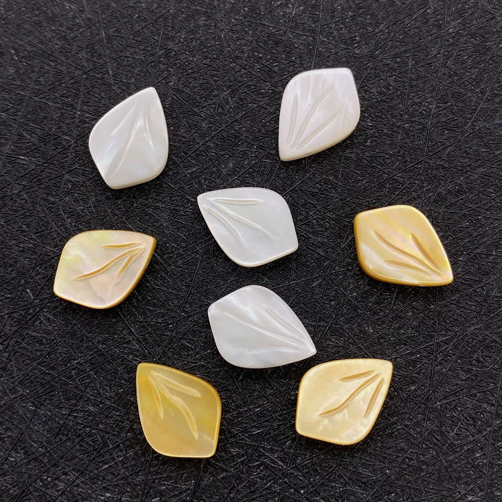 Leaf Shape Natural Sea Shell Beads Mother-of-pearl Beads Fashion Necklace Earring Accessories for DIY Handmade Beads jewellery 
Leaf Shape Natural Sea Shell Beads Mother-of-pearl Beads Fashion Necklace Earring Accessories for DIY Handmade Beads jewellery