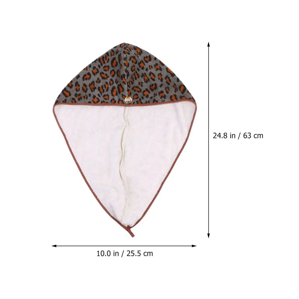 Multifunctional Hair Drying Towel Cap PracticalWater Absorption Towel Hat Bath Caps for Home Bathroom (Leopard)
Multifunctional Hair Drying Towel Cap PracticalWater Absorption Towel Hat Bath Caps for Home Bathroom (Leopard)