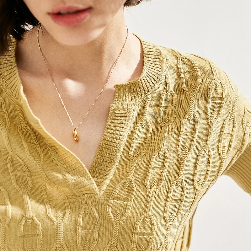 Women's Sweater V-Neck 100% Worsted Cashmere Knitted Pullovers Thin Soft Short Sleeve Female Jumper Summer Casual T-shirt
Women's Sweater V-Neck 100% Worsted Cashmere Knitted Pullovers Thin Soft Short Sleeve Female Jumper Summer Casual T-shirt