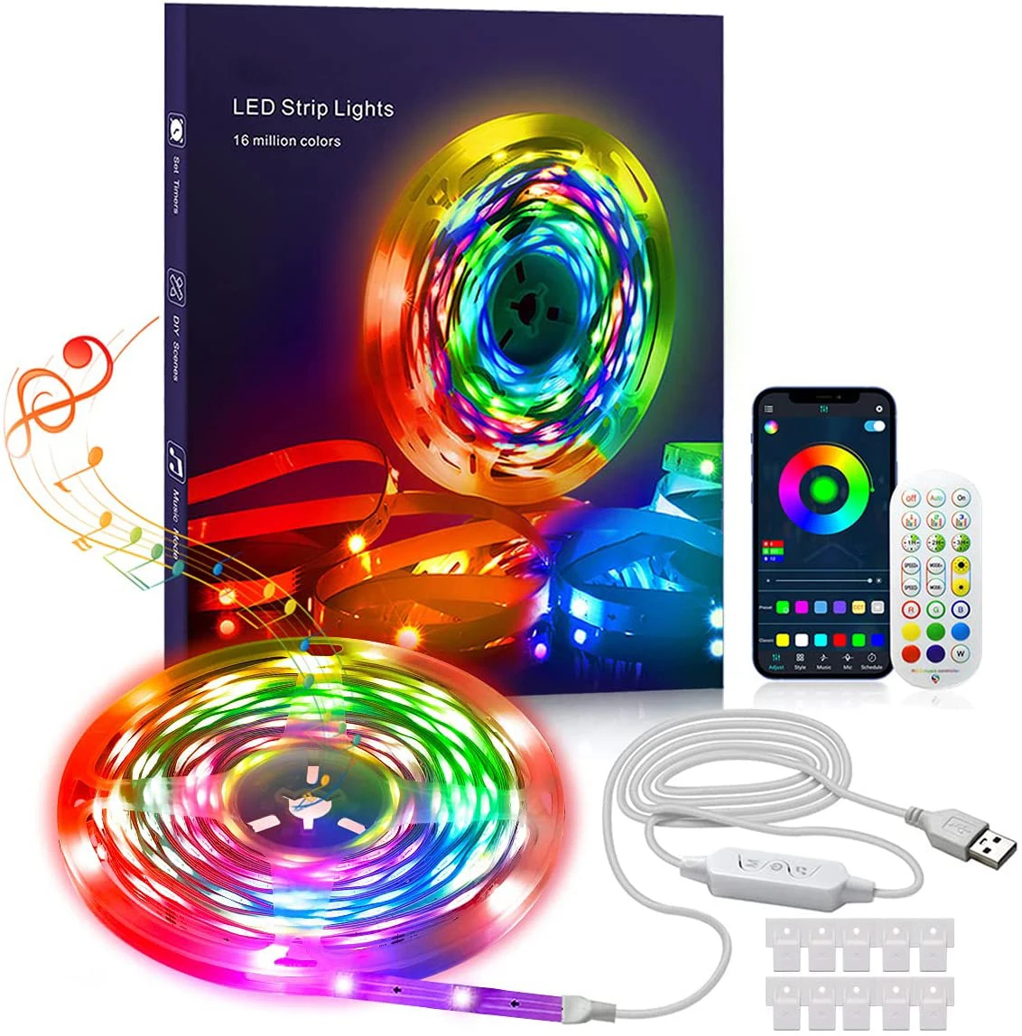 Светодиодные ленты USB светодиодные фонари LED Подсветка лампа Светодиодная лента