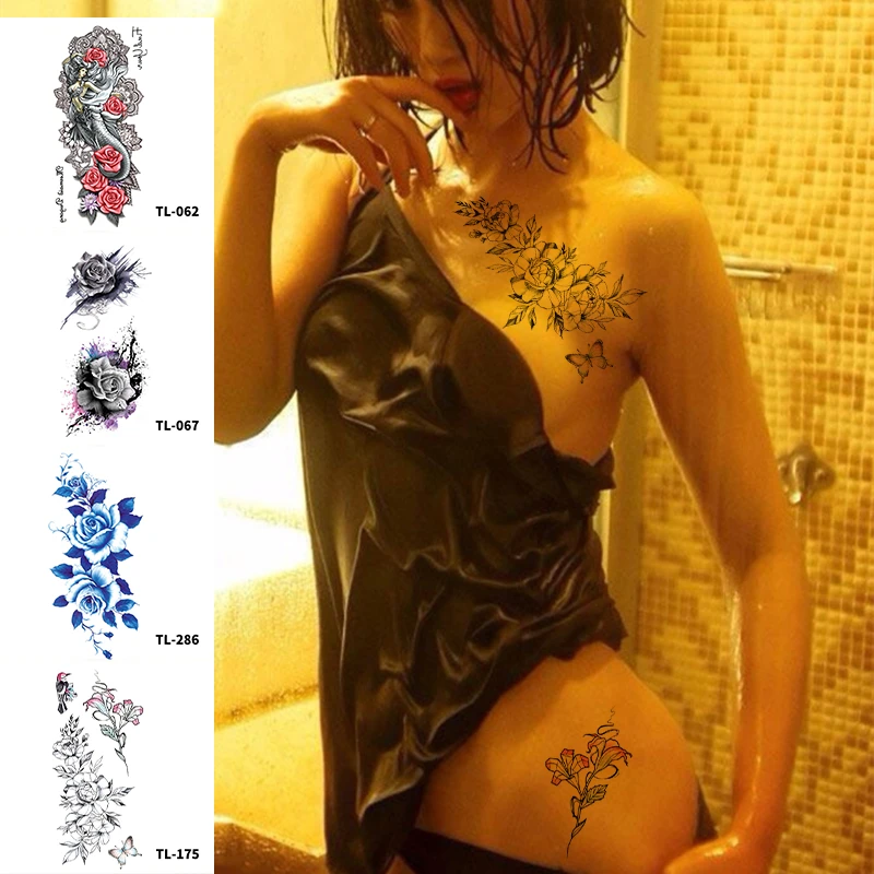 Women's Tattoo Sticker, Temporary Sleeve Tattoo, Black, Waterproof, Large Size, Sexy, Arm, Leg, Body Art, Flash Fashion
Women's Tattoo Sticker, Temporary Sleeve Tattoo, Black, Waterproof, Large Size, Sexy, Arm, Leg, Body Art, Flash Fashion