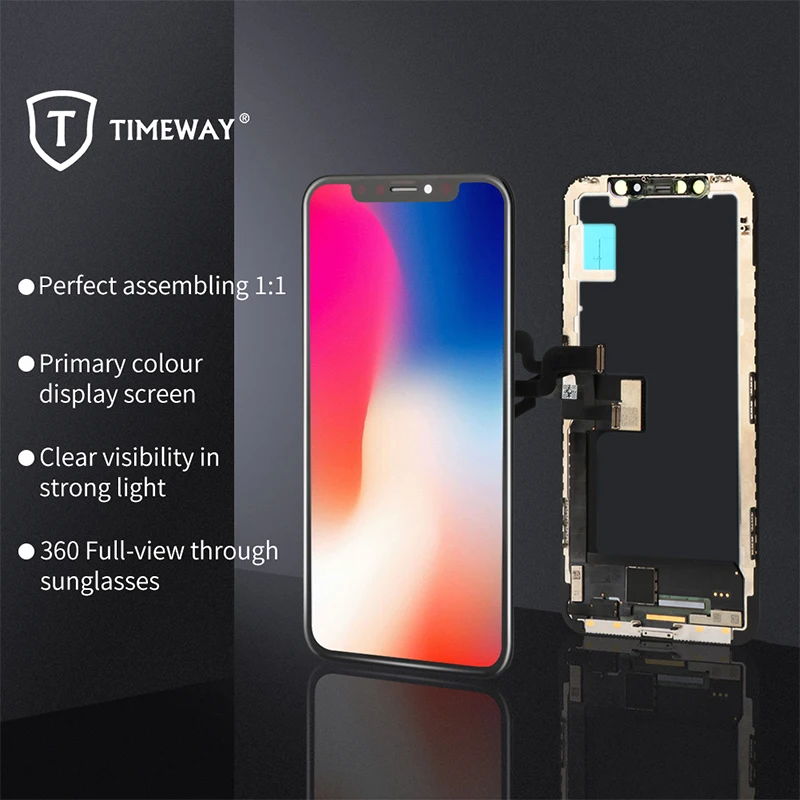 AAA +++ для iPhone X OLED XS Max XR с 3D сенсорным дигитайзером в сборе, без битых пикселей, ЖК-экран, замена дисплея для iPhoneX LCD
AAA +++ для iPhone X OLED XS Max XR с 3D сенсорным дигитайзером в сборе, без битых пикселей, ЖК-экран, замена дисплея для iPhoneX LCD