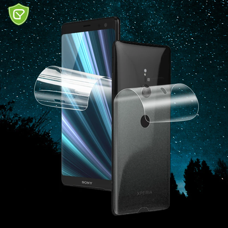 Передняя/задняя Гидрогелевая пленка для Sony Xperia XZ3, защита экрана смартфона, силиконовая изогнутая защитная задняя пленка, не закаленное сте...
Передняя/задняя Гидрогелевая пленка для Sony Xperia XZ3, защита экрана смартфона, силиконовая изогнутая защитная задняя пленка, не закаленное сте...