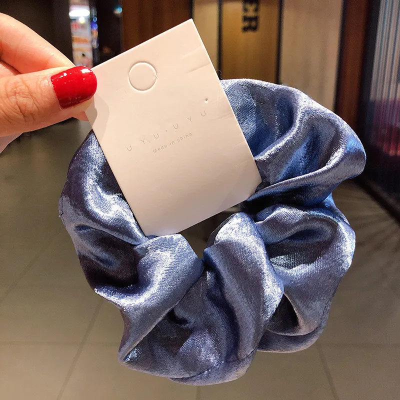 Shiny Simple Solid Color Hair Band Satin Ponytail Holder Scrunchies Headwear Elastic Hairband Hair Rope Women Hair Accessories
Shiny Simple Solid Color Hair Band Satin Ponytail Holder Scrunchies Headwear Elastic Hairband Hair Rope Women Hair Accessories