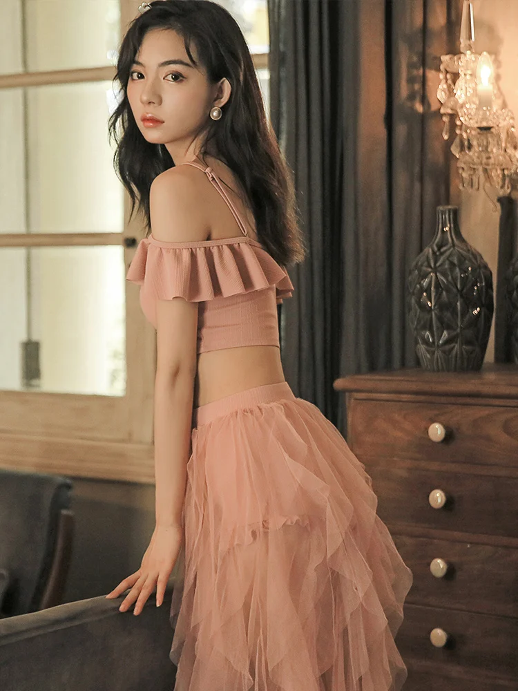 female swimsuit fission three-piece holiday beach dress sexy swimsuit Korea ins tall waist wind show thin swimsuit
female swimsuit fission three-piece holiday beach dress sexy swimsuit Korea ins tall waist wind show thin swimsuit