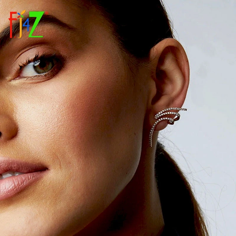 F.J4Z New Cuff Earrings Brand Classic Rhinestone Earring for Auricle Women's Ear Cuffs Jewelry Accessories Dropship
F.J4Z New Cuff Earrings Brand Classic Rhinestone Earring for Auricle Women's Ear Cuffs Jewelry Accessories Dropship